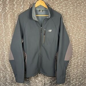 New Balance Men's Two Toned Full Zip Fleece Lined Jacket Size Large‎